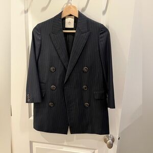 Beautiful People Pinstripe Double-Breasted Blazer